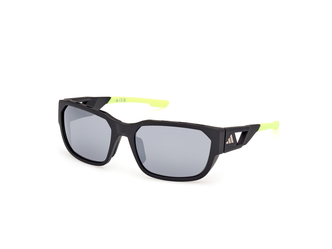 Solglasögon adidas sport sp0092 02c negro masculino storlek 58mm - Huvudvy