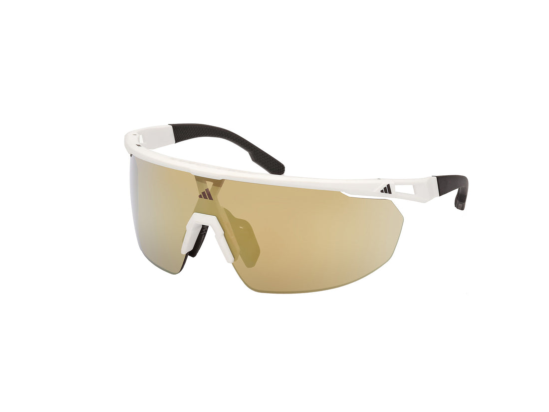 Solglasögon adidas sport sp0095 21g blanco unisex storlek 0mm - Huvudvy