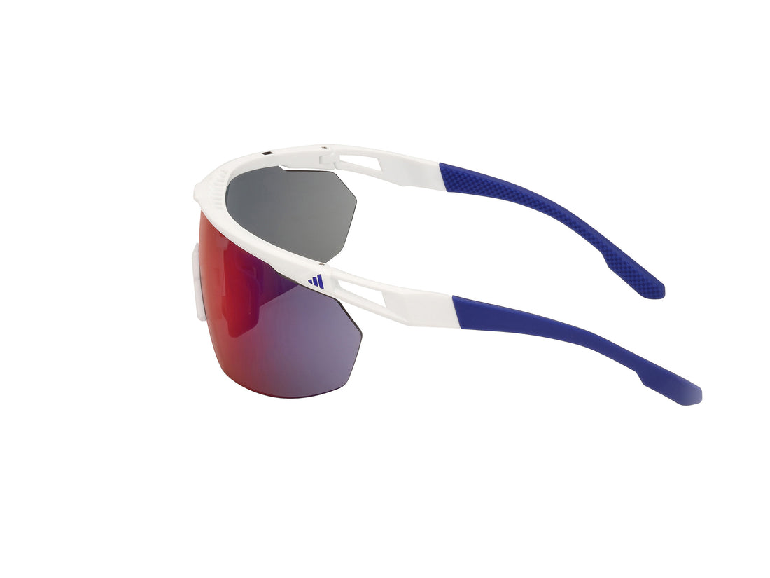 Solglasögon adidas sport sp0095 21z blanco unisex storlek 0mm - Detaljvy