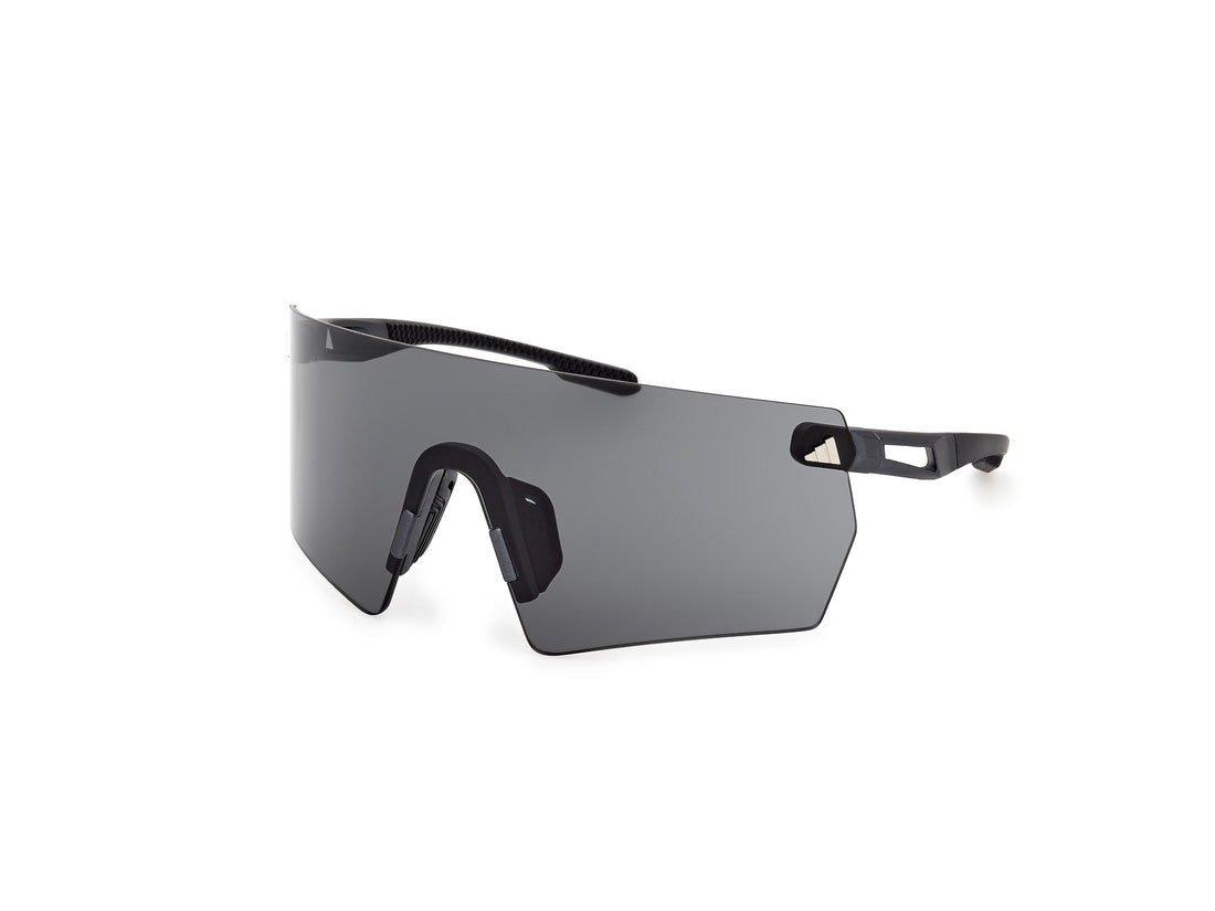 Solglasögon adidas sport sp0098 02a negro shield unisex storlek 0mm - Huvudvy