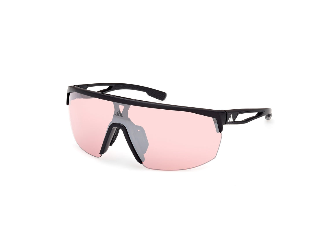 Solglasögon adidas sport sp0099 02u negro shield unisex storlek 0mm - Huvudvy