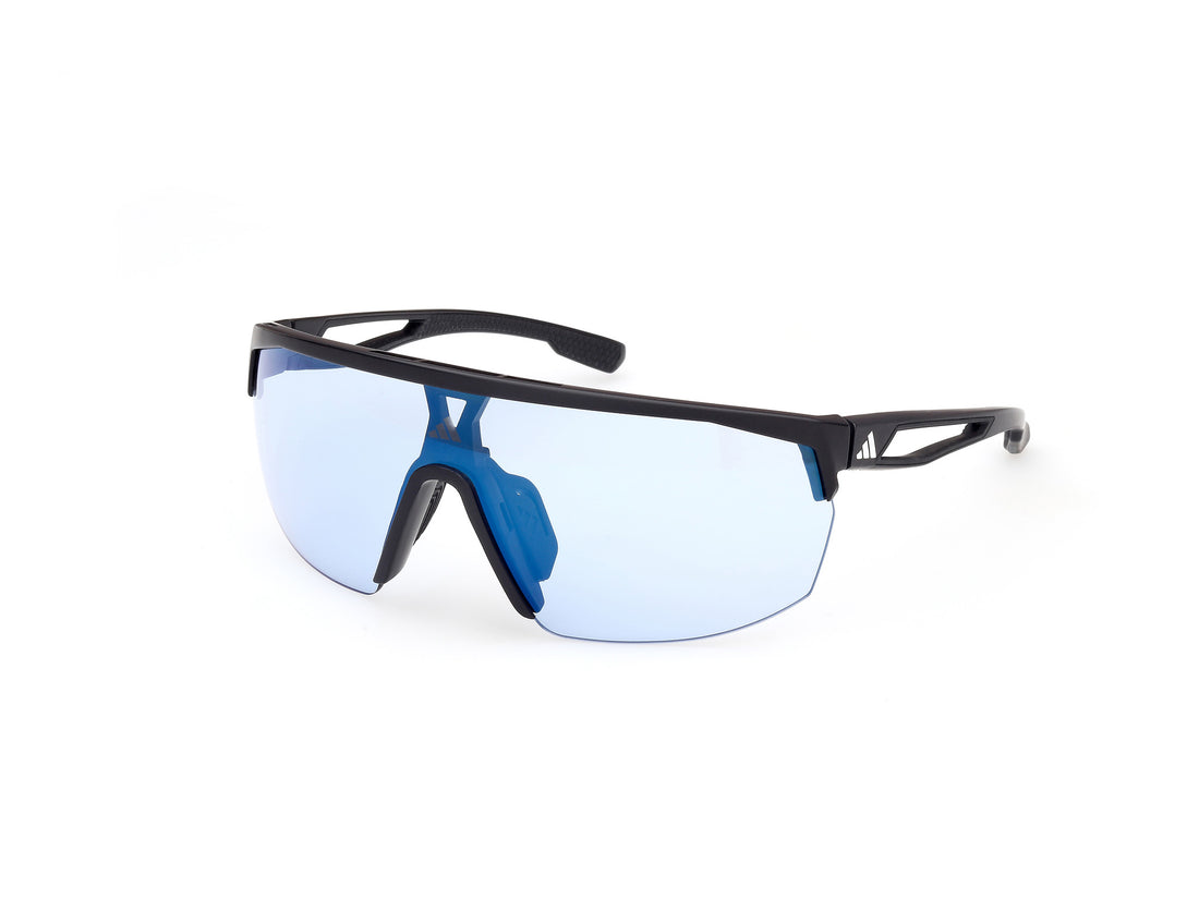 Solglasögon adidas sport sp0099 02x negro shield unisex storlek 0mm - Huvudvy