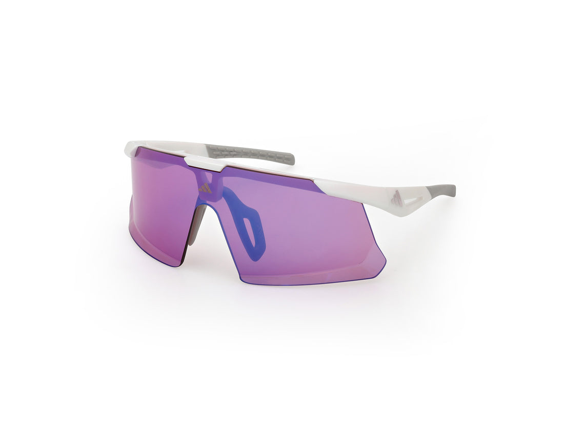 Solglasögon adidas sport sp0107 adidas dunamis evo-s 21z blanco shield unisex storlek 0mm - Huvudvy