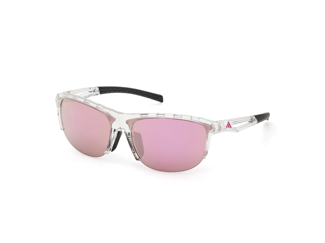 Solglasögon adidas sport sp0112 26z transparente navigator unisex storlek 66mm - Huvudvy