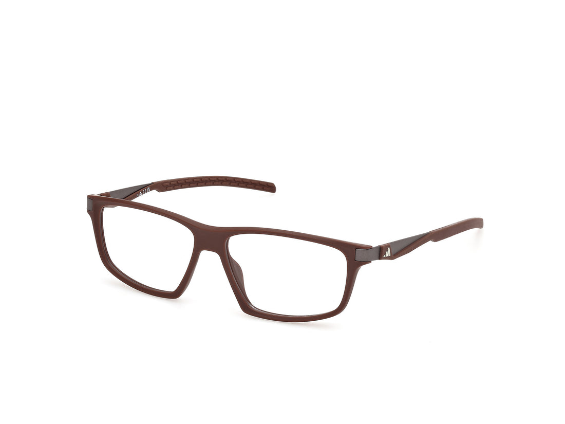 Lunettes de vue adidas sport sp5137 049 marron rectangular masculino taille 57mm - Vue principale