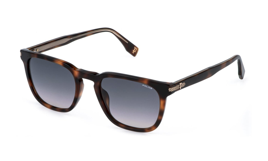 Occhiali da sole police splr74 0752 havana square masculino taglia 54mm - Vista principale