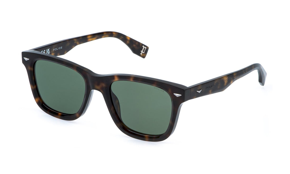 Occhiali da sole police splr80 02bl havana square masculino taglia 53mm - Vista principale