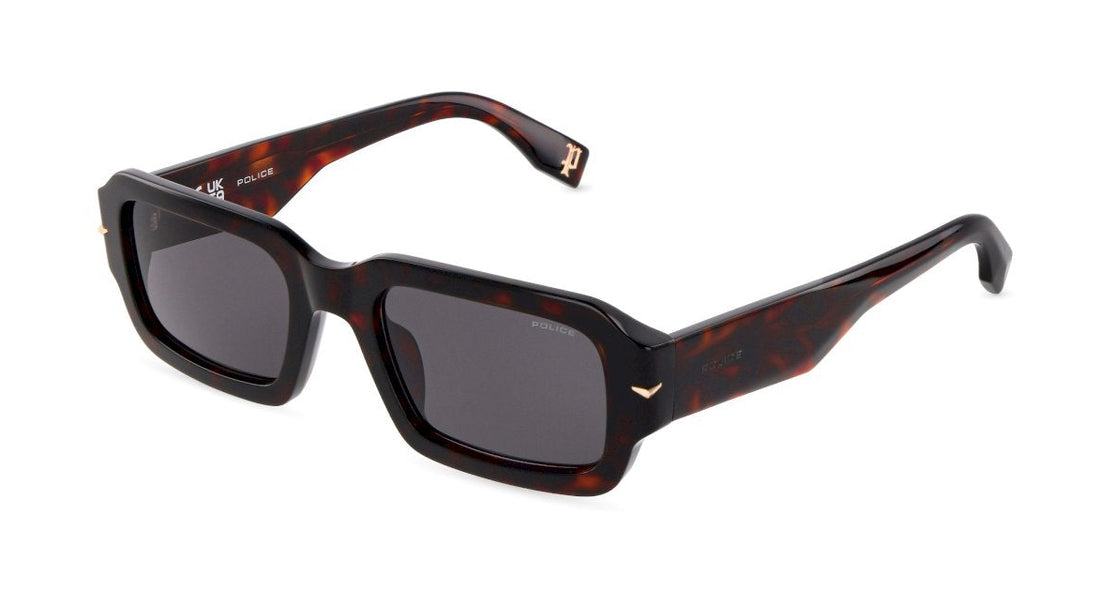 Occhiali da sole police splu72 0722 havana square masculino taglia 54mm - Vista principale