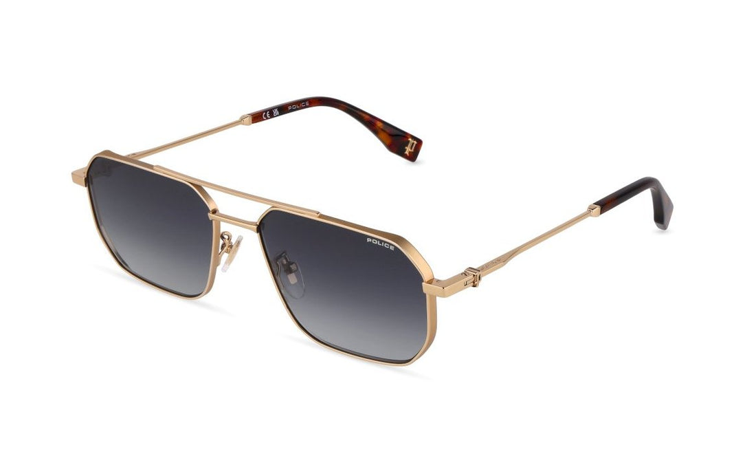 Occhiali da sole police splu74 0349 dorado geometric masculino taglia 58mm - Vista principale