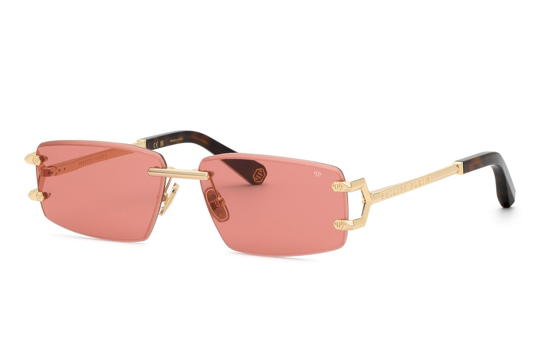 Óculos de sol philipp plein spp276m 300j dorado geometric masculino tamanho 60mm - Vista principal
