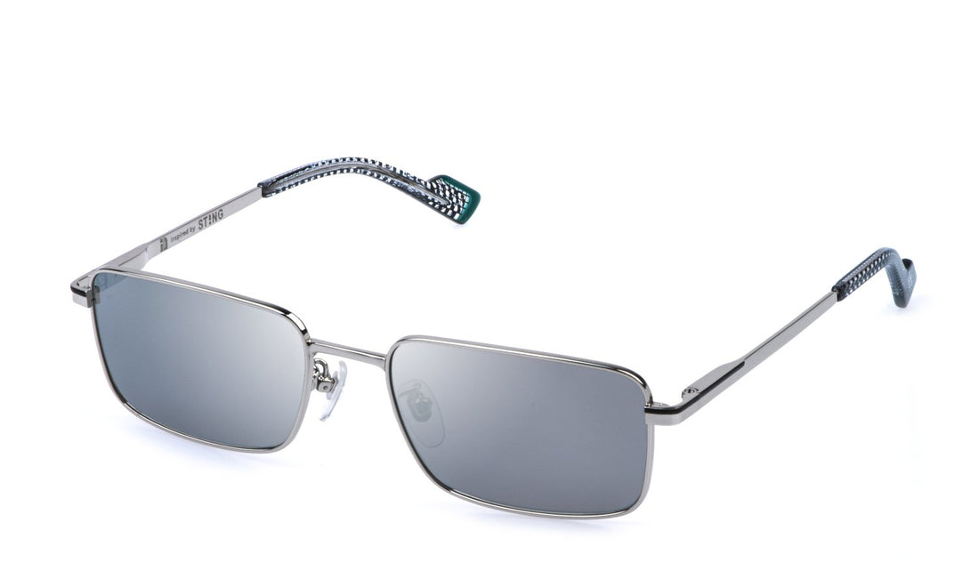 Sonnenbrillen sting sst580 k07x plateado square masculino größe 57mm - Hauptansicht