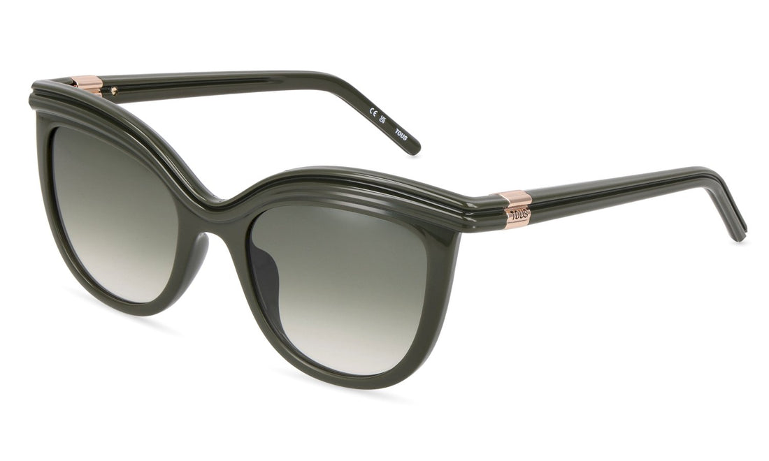 Óculos de sol tous stod57 0c36 verde butterfly femenino tamanho 52mm - Vista principal