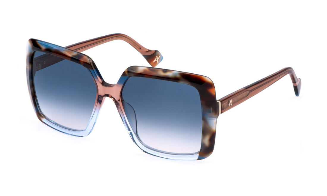 Sonnenbrillen yalea sya197v 0827 azul square femenino größe 57mm - Hauptansicht