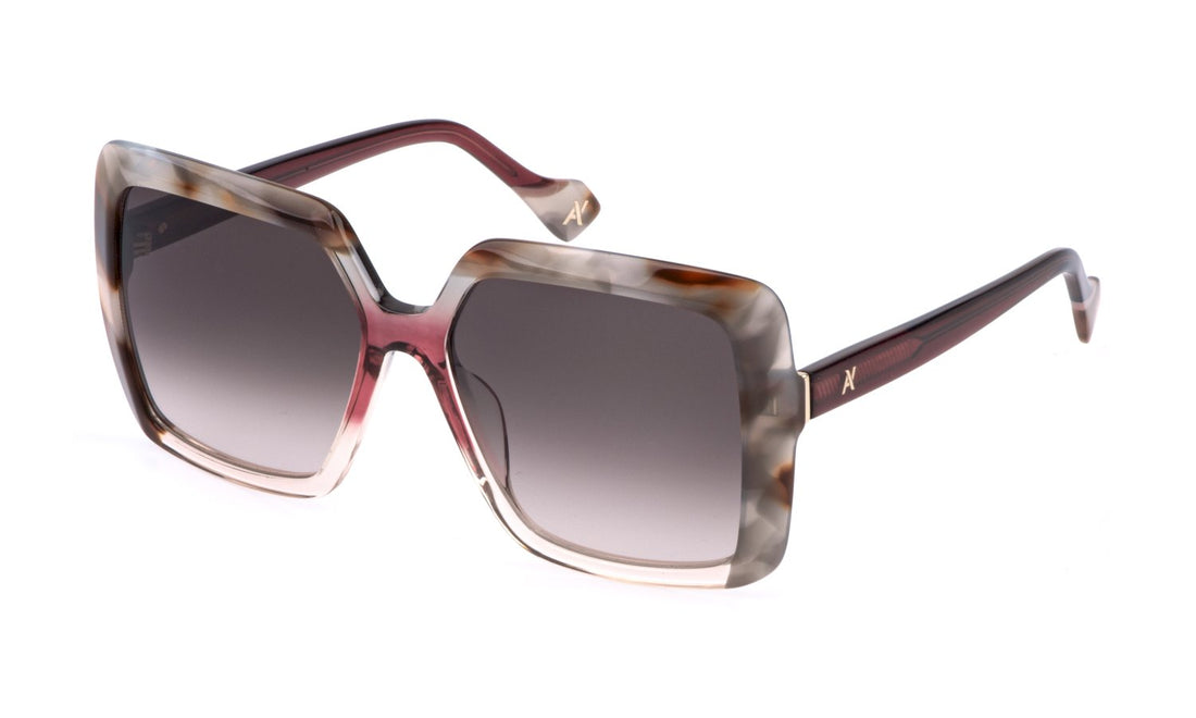 Sonnenbrillen yalea sya197v 0ag1 marron square femenino größe 57mm - Hauptansicht