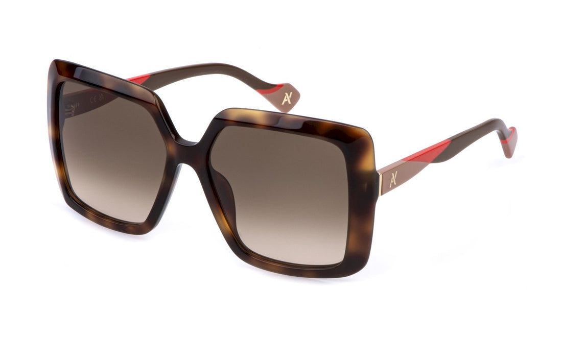 Sonnenbrillen yalea sya197 0752 havana square femenino größe 57mm - Hauptansicht