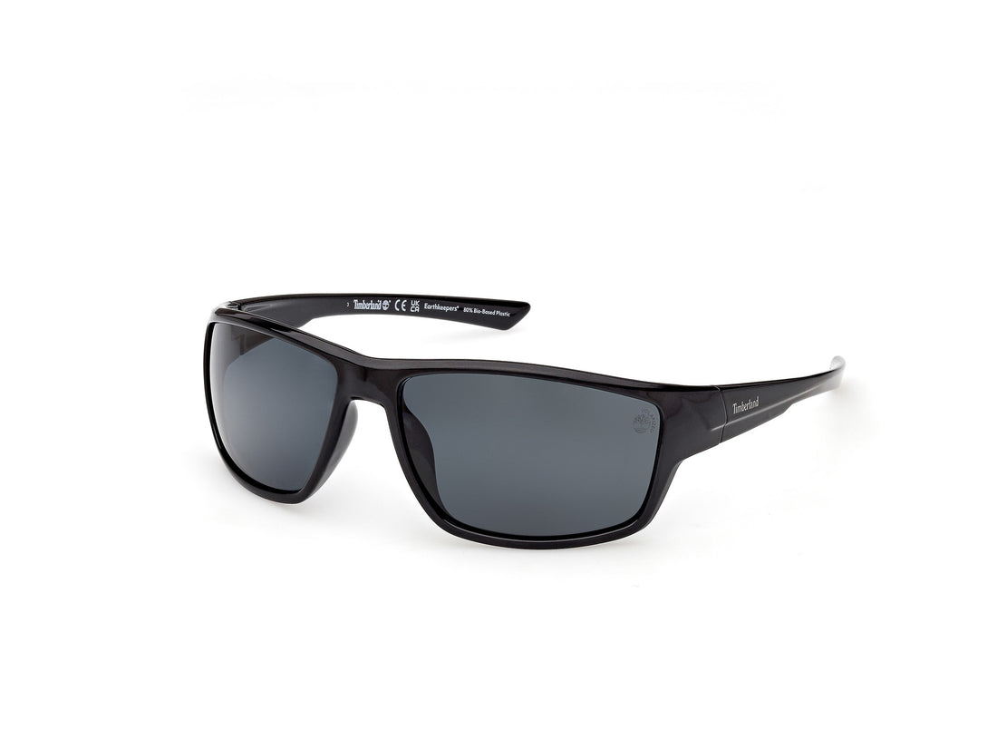 Óculos de sol timberland tb00003 01d negro rectangular masculino tamanho 65mm - Vista principal