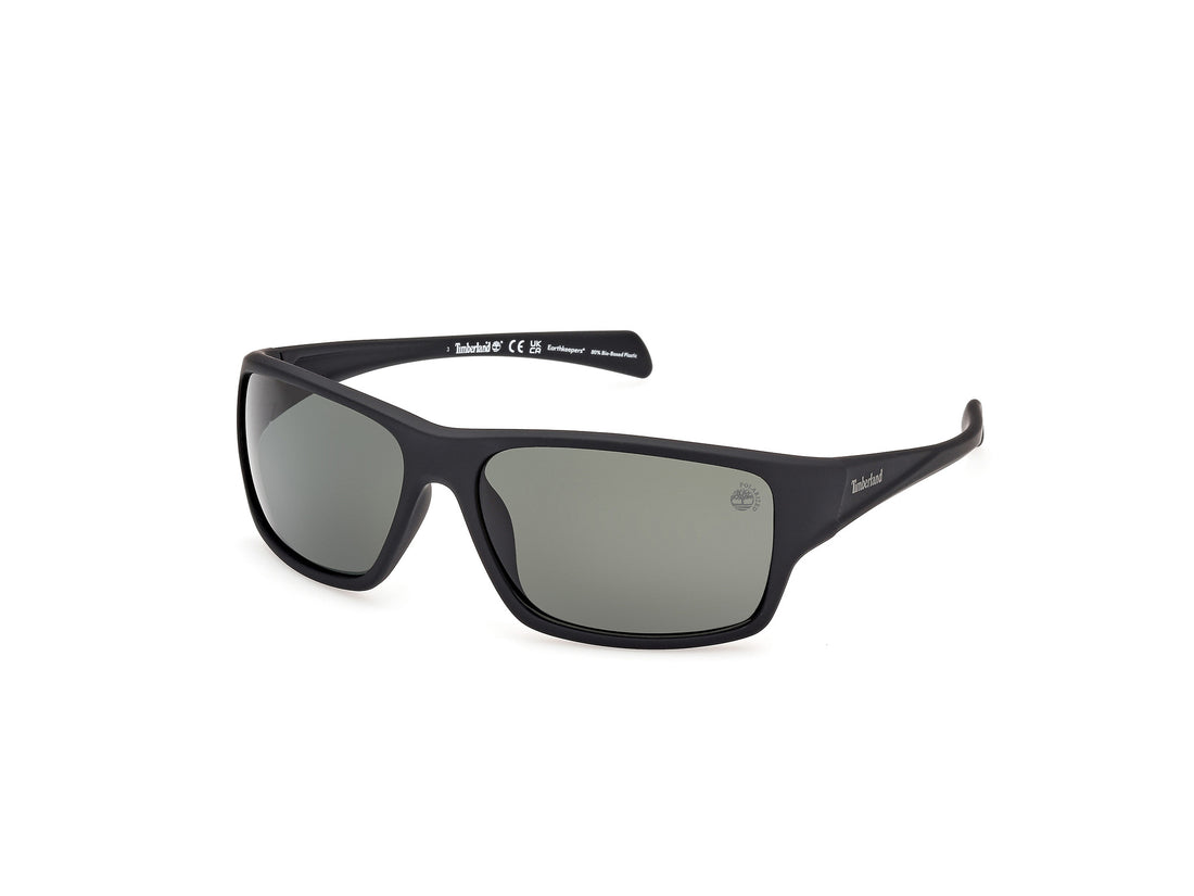 Óculos de sol timberland tb00017 02r negro rectangular masculino tamanho 61mm - Vista principal