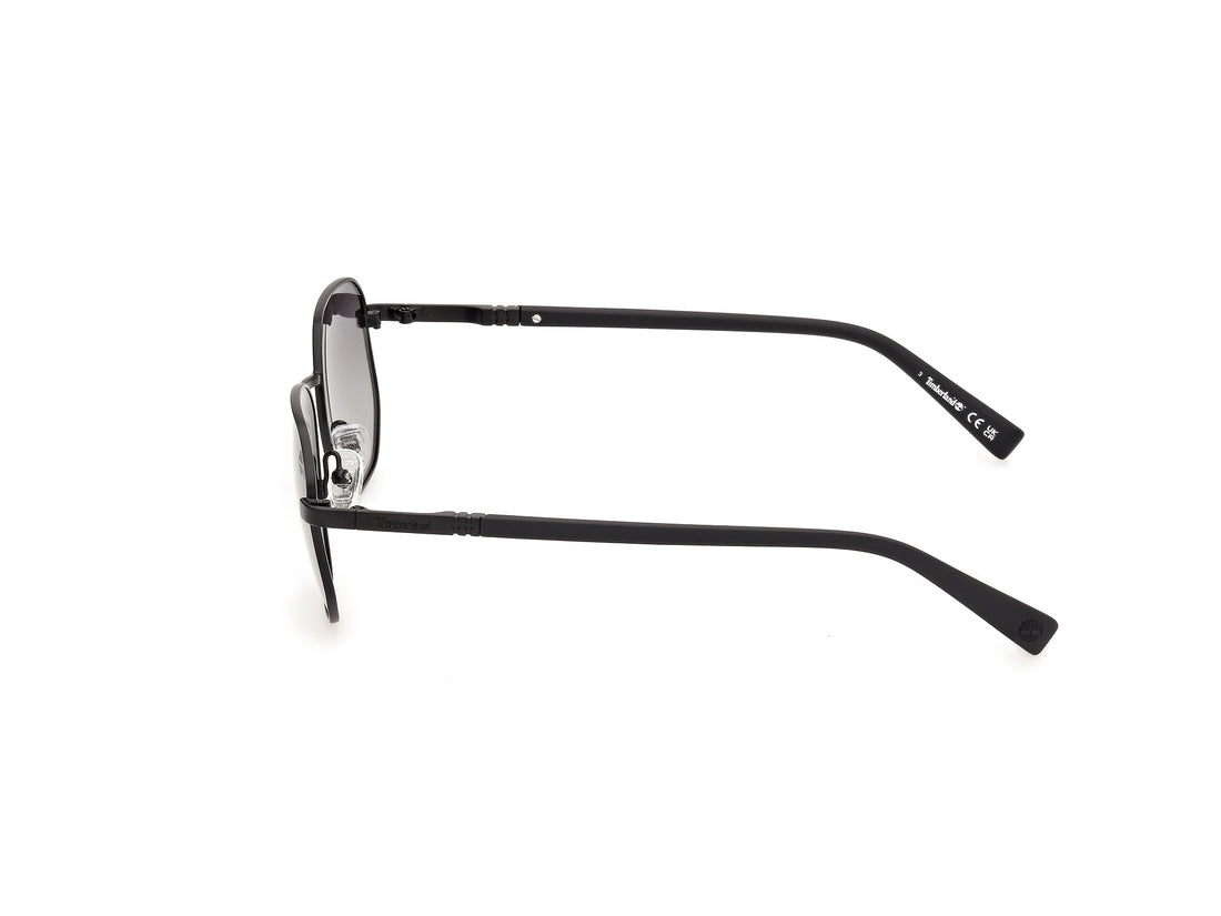 Óculos de sol timberland tb00018 02d negro geometric masculino tamanho 53mm - Vista de detalhe
