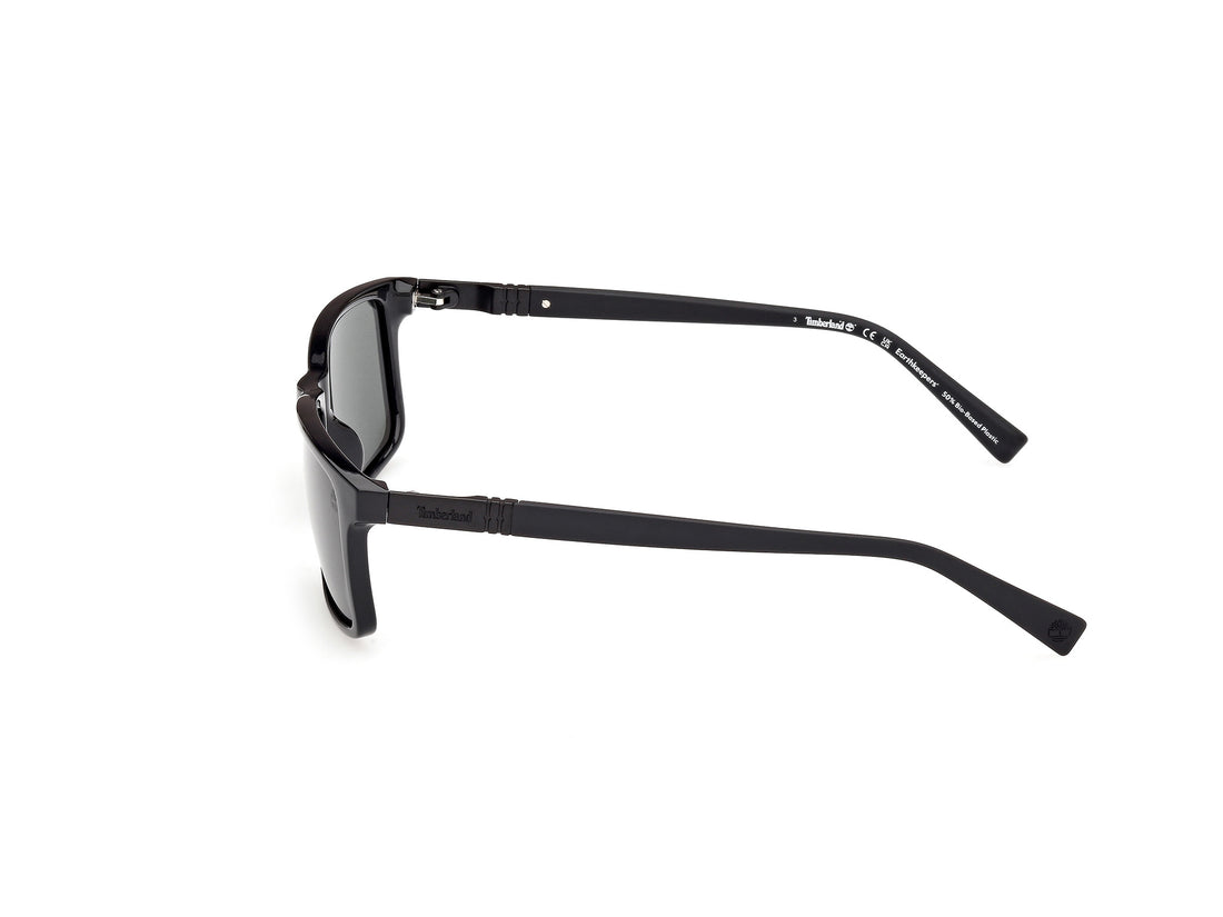 Óculos de sol timberland tb00019 01r negro rectangular masculino tamanho 58mm - Vista de detalhe