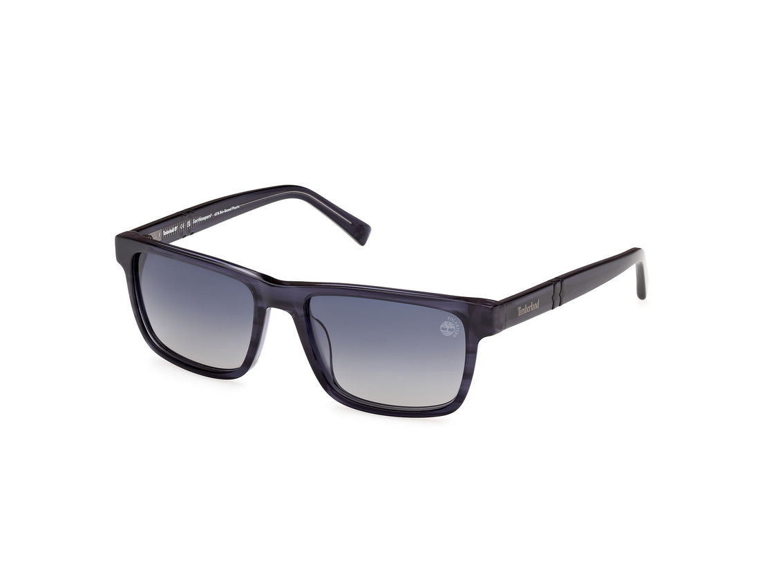 Óculos de sol timberland tb00020 90d azul rectangular masculino tamanho 55mm - Vista principal
