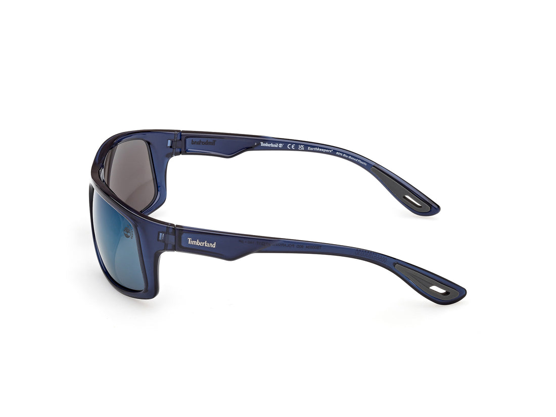Occhiali da sole timberland tb00034 90d azul rectangular masculino taglia 62mm - Vista dettagliata
