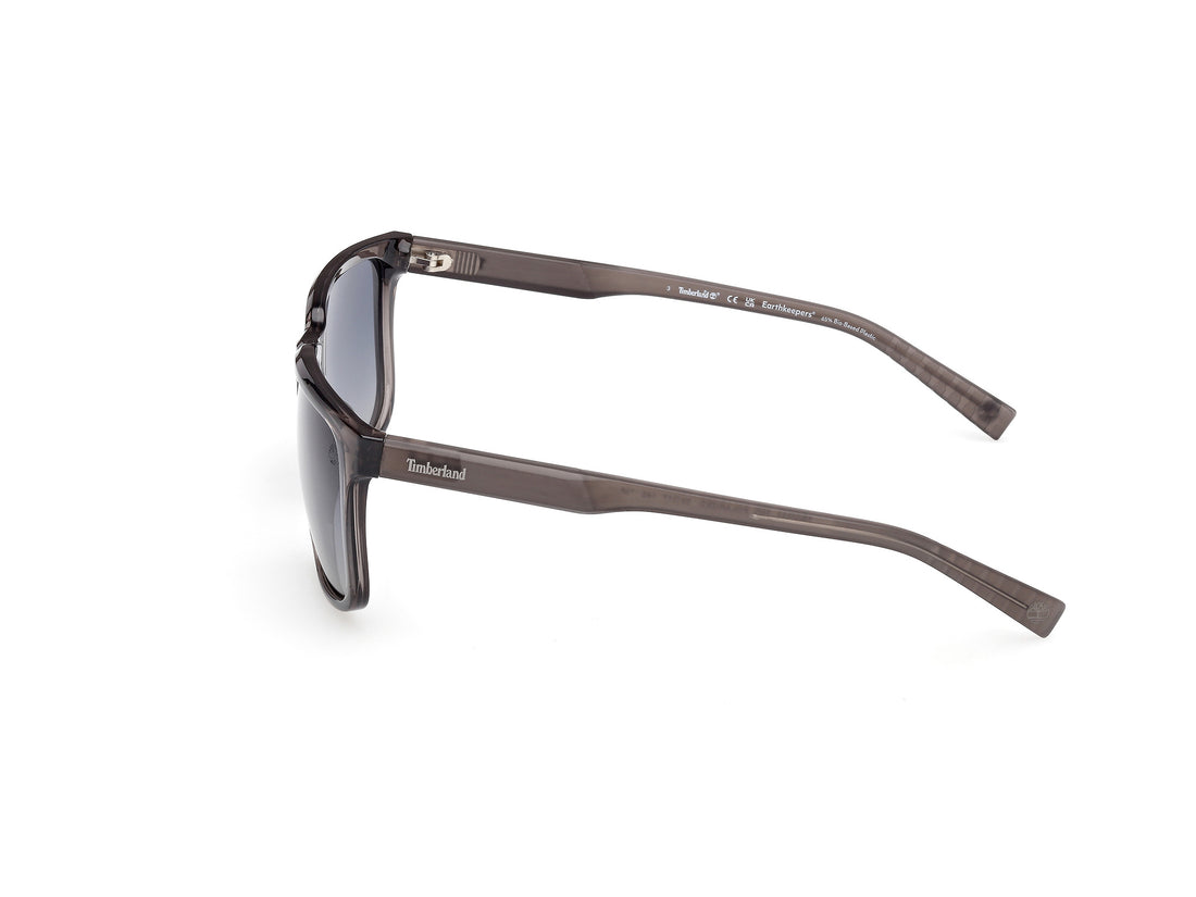 Occhiali da sole timberland tb00037 20d gris square masculino taglia 59mm - Vista dettagliata