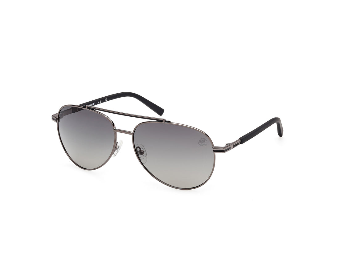 Óculos de sol timberland tb00039 08d plateado pilot masculino tamanho 60mm - Vista principal