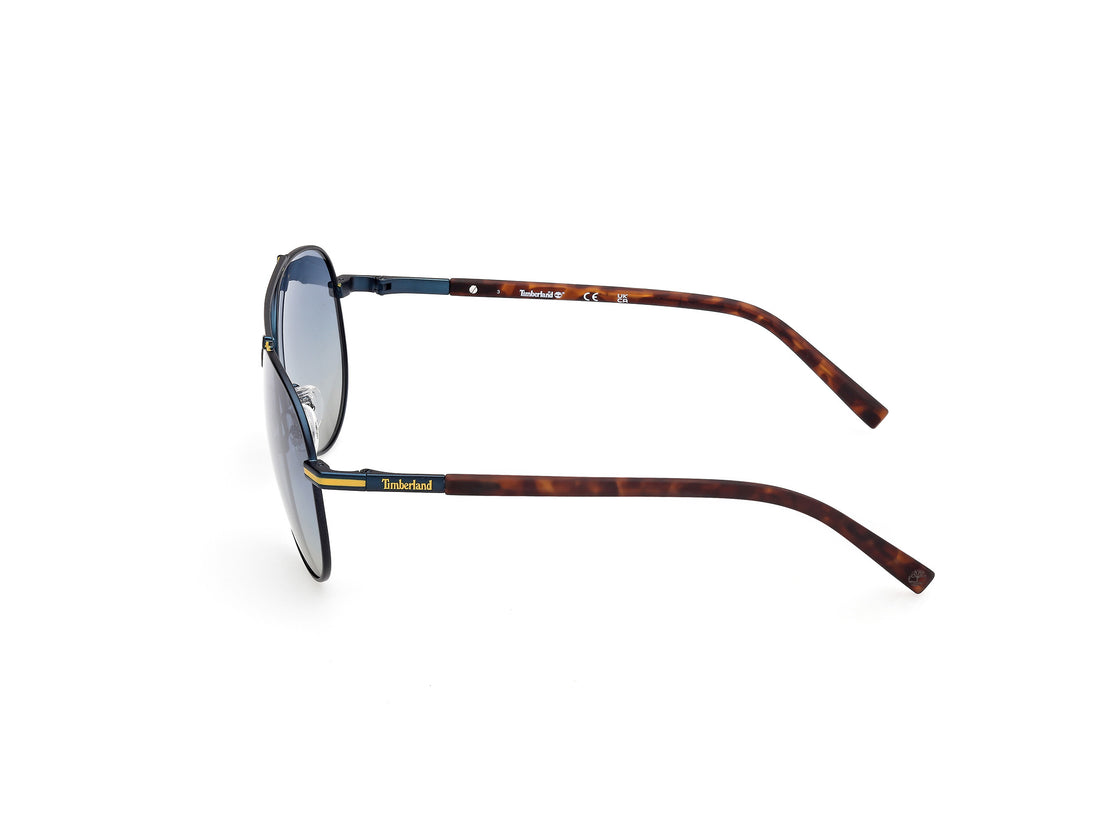 Óculos de sol timberland tb00039 91d azul pilot masculino tamanho 60mm - Vista de detalhe