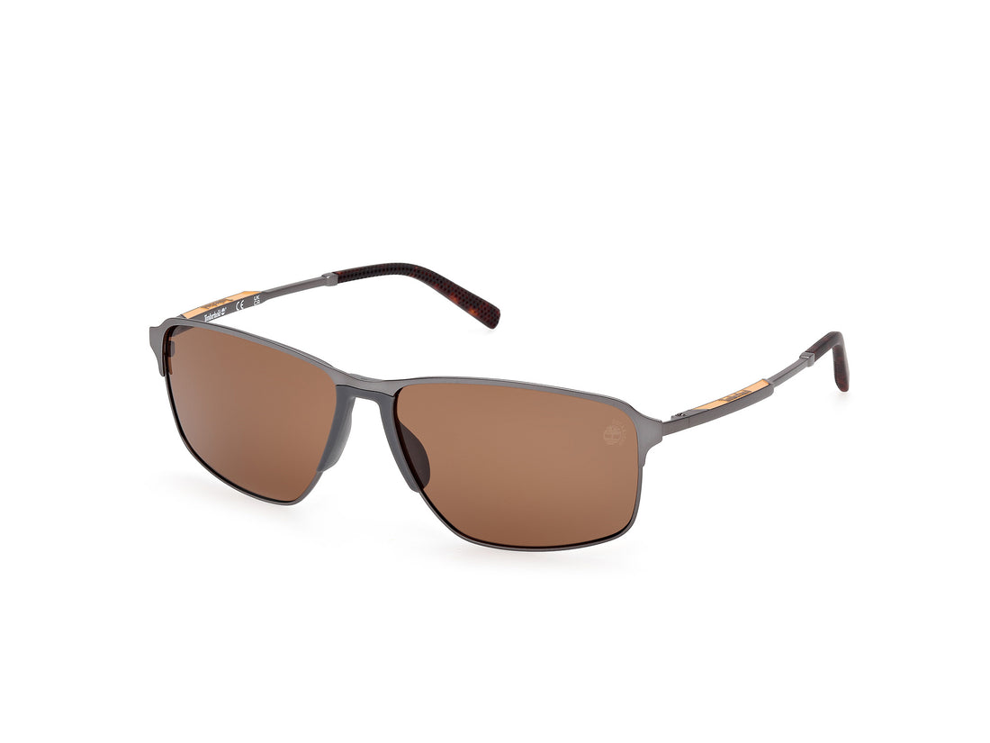 Gafas de sol timberland tb00040 09h plateado rectangular masculino talla 62mm - Vista principal