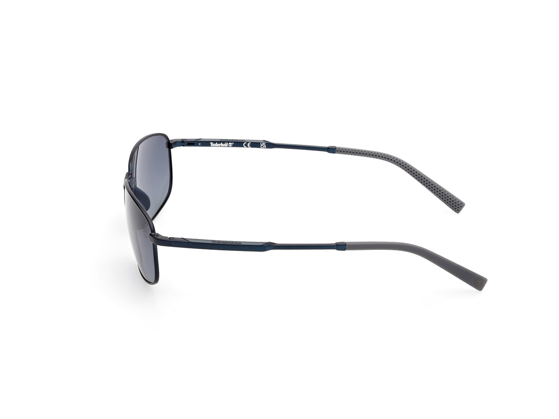 Óculos de sol timberland tb00041 91d azul rectangular masculino tamanho 61mm - Vista de detalhe