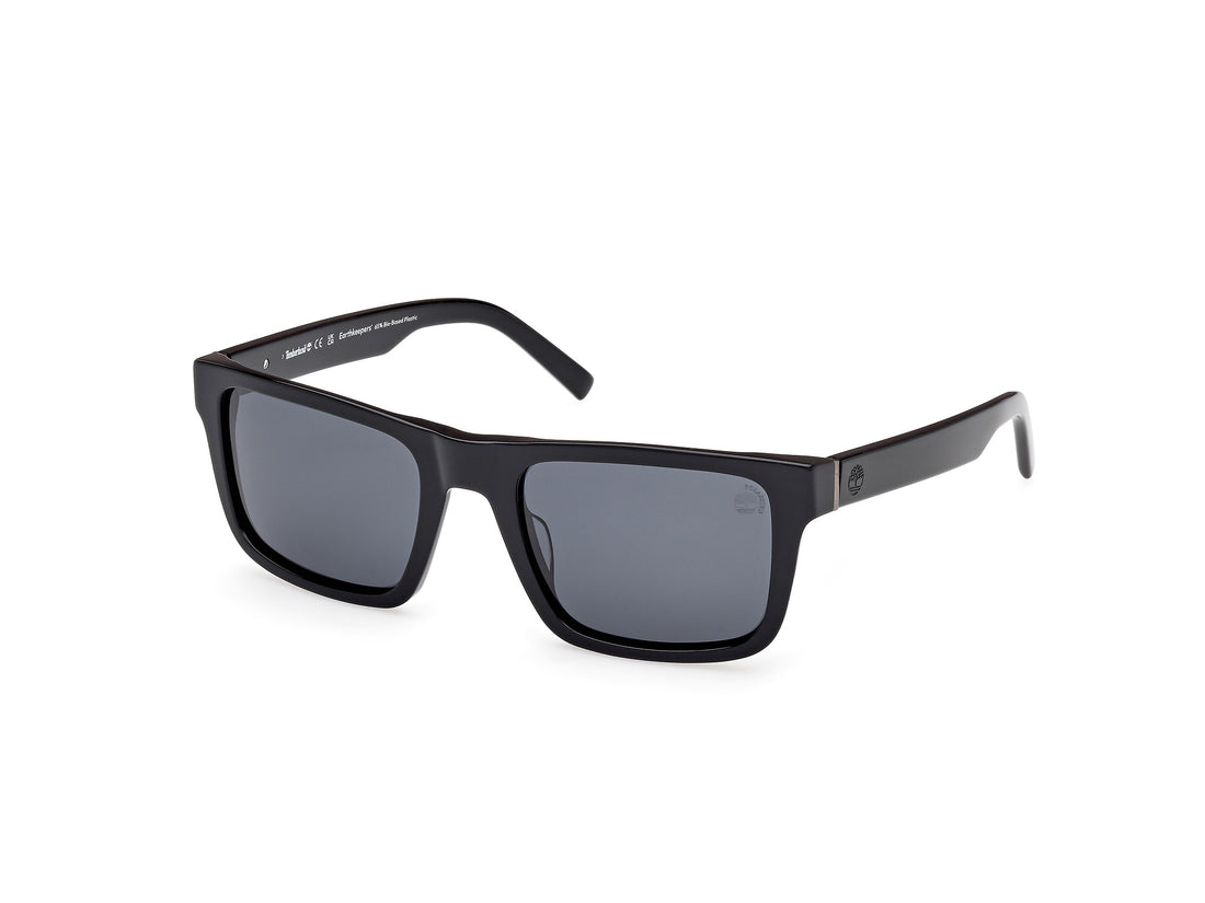 Óculos de sol timberland tb00042 01d negro square masculino tamanho 55mm - Vista principal