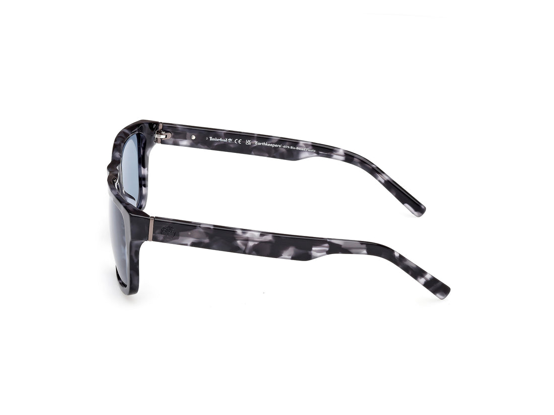 Óculos de sol timberland tb00042 52d havana square masculino tamanho 55mm - Vista de detalhe
