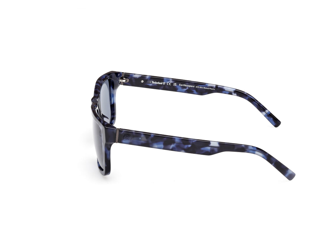 Óculos de sol timberland tb00042 56d havana square masculino tamanho 55mm - Vista de detalhe