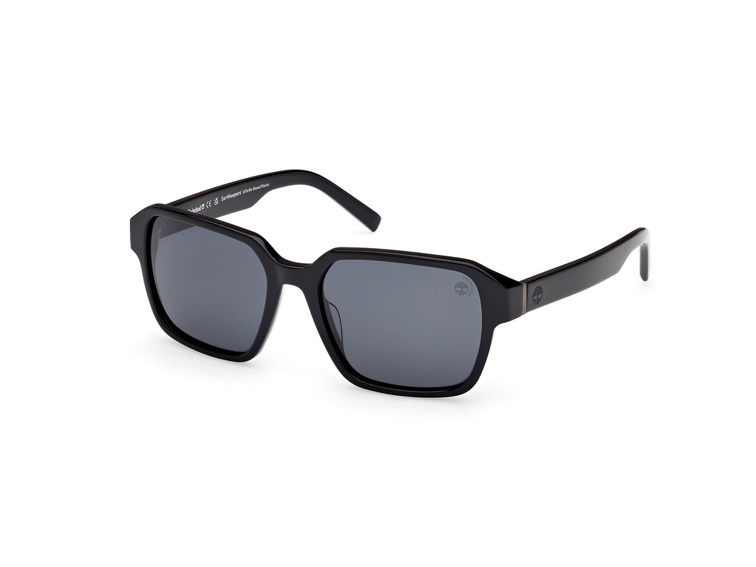 Óculos de sol timberland tb00043 01d negro square masculino tamanho 56mm - Vista principal