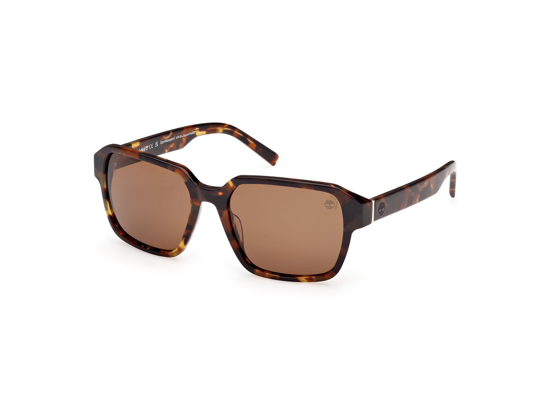 Óculos de sol timberland tb00043 54h havana square masculino tamanho 56mm - Vista principal