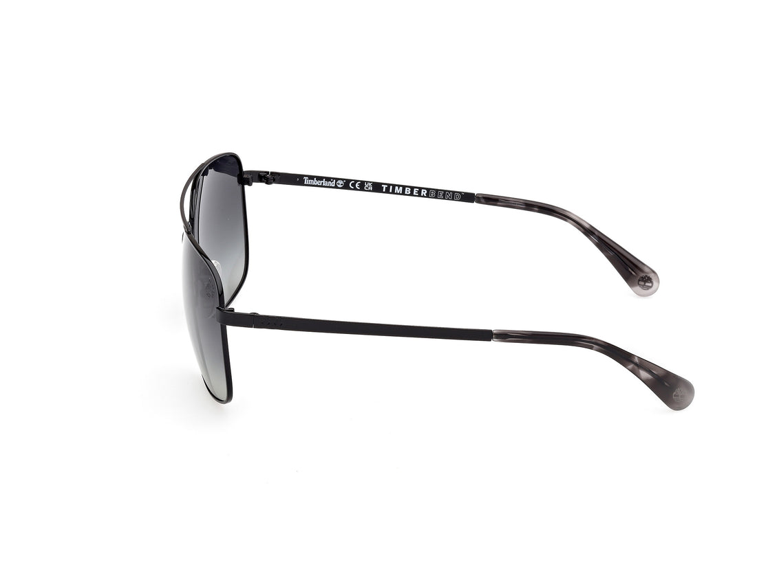 Óculos de sol timberland tb00044 01d negro navigator masculino tamanho 65mm - Vista de detalhe