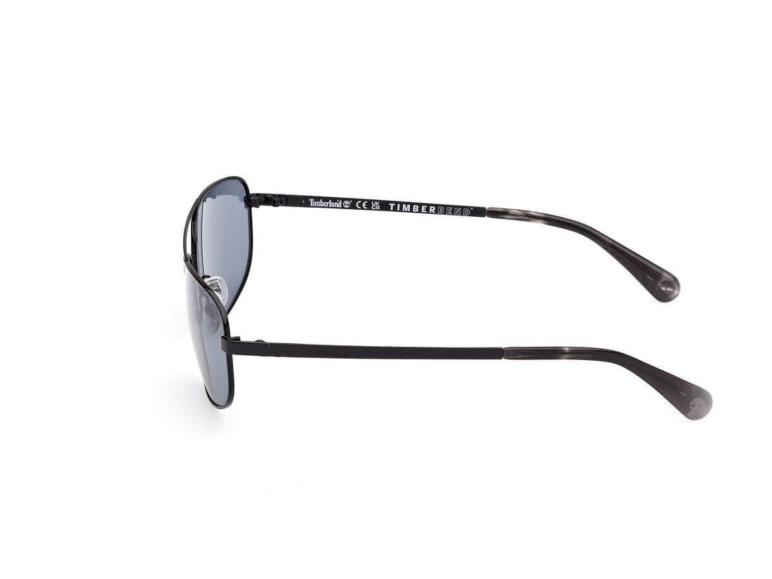 Óculos de sol timberland tb00045 01d negro navigator masculino tamanho 66mm - Vista de detalhe
