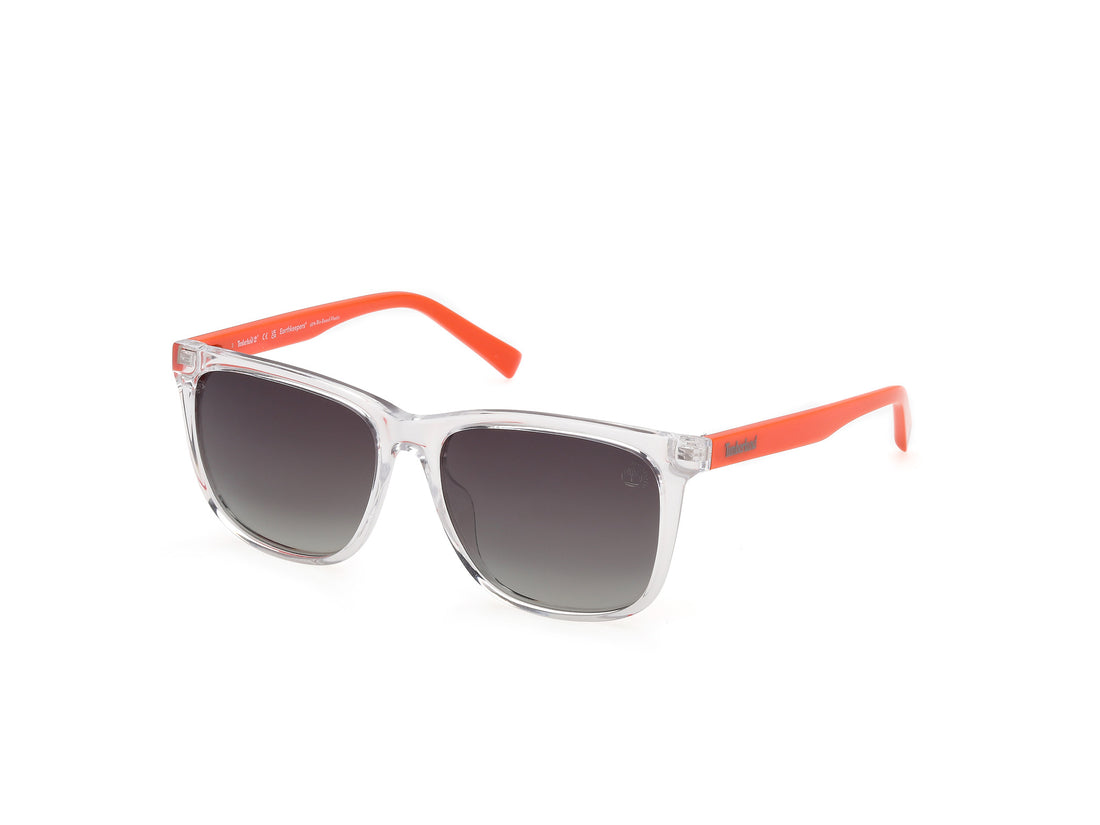 Óculos de sol timberland tb00047 26d transparente rectangular infantil tamanho 54mm - Vista principal