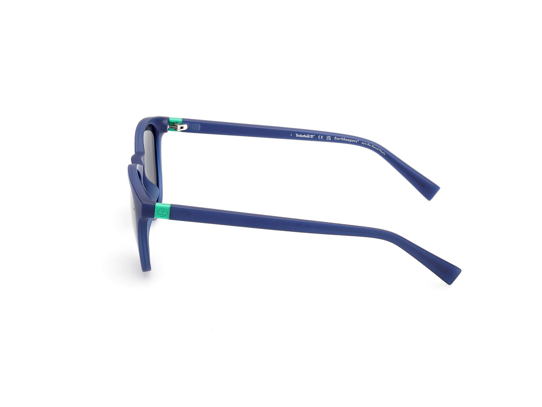 Óculos de sol timberland tb00049 91d azul round infantil tamanho 51mm - Vista de detalhe