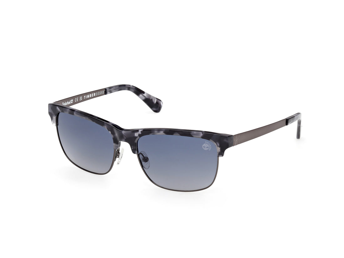 Óculos de sol timberland tb00063 52d havana rectangular masculino tamanho 60mm - Vista principal