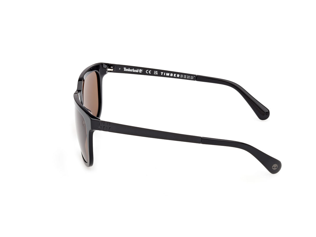 Óculos de sol timberland tb00064 01h negro rectangular masculino tamanho 60mm - Vista de detalhe
