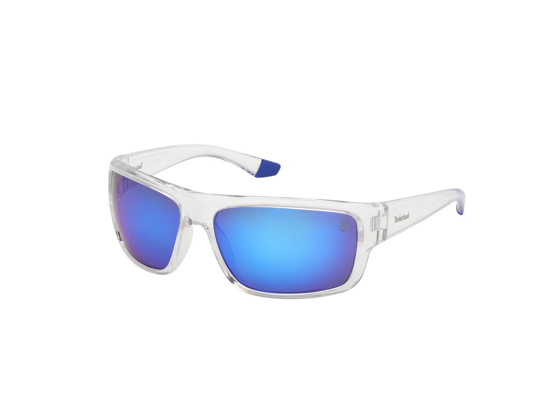 Óculos de sol timberland tb00067 26d transparente rectangular masculino tamanho 65mm - Vista principal