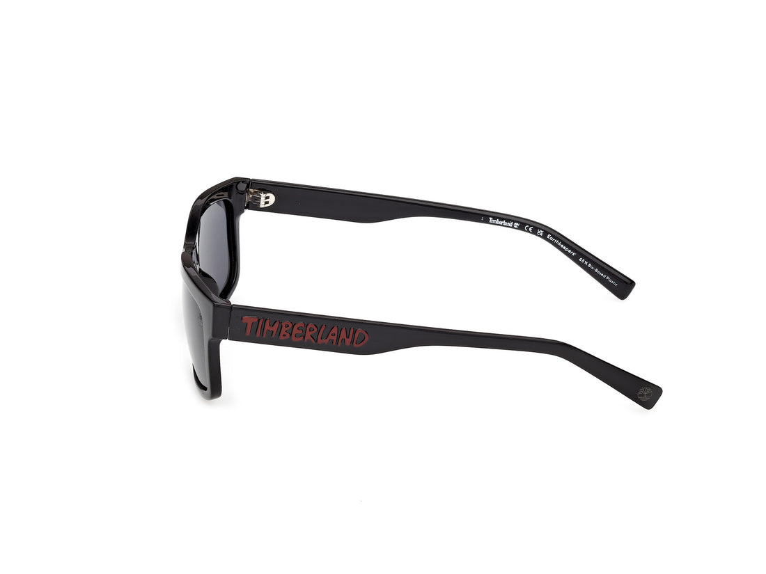 Gafas de sol timberland tb00080 01d negro rectangular infantil talla 55mm - Vista de detalle