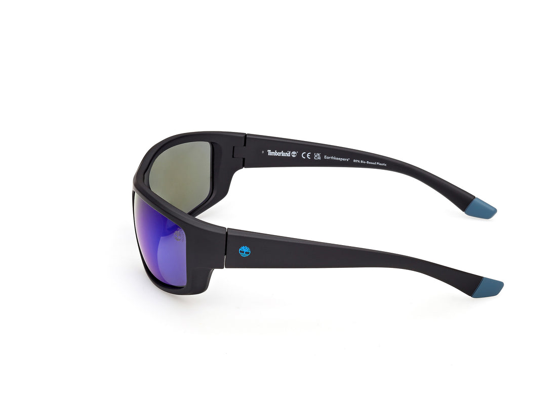 Gafas de sol timberland tb00081 02d negro rectangular infantil talla 64mm - Vista de detalle