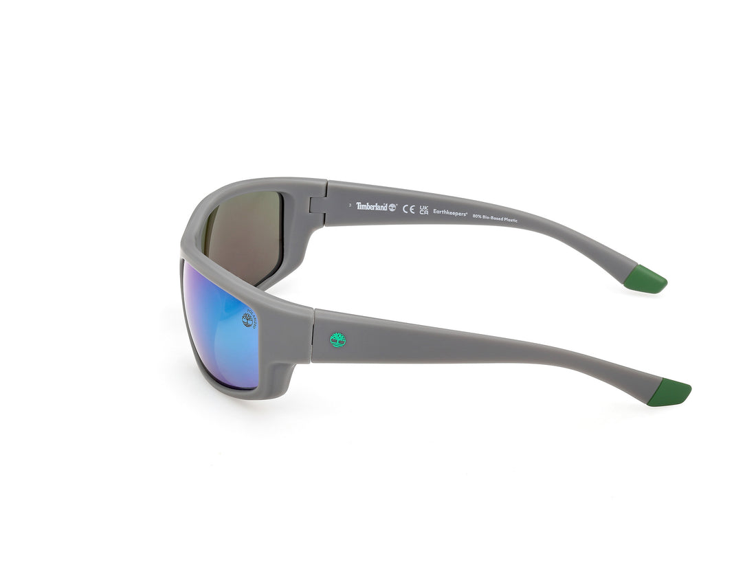 Gafas de sol timberland tb00081 20r gris rectangular infantil talla 64mm - Vista de detalle