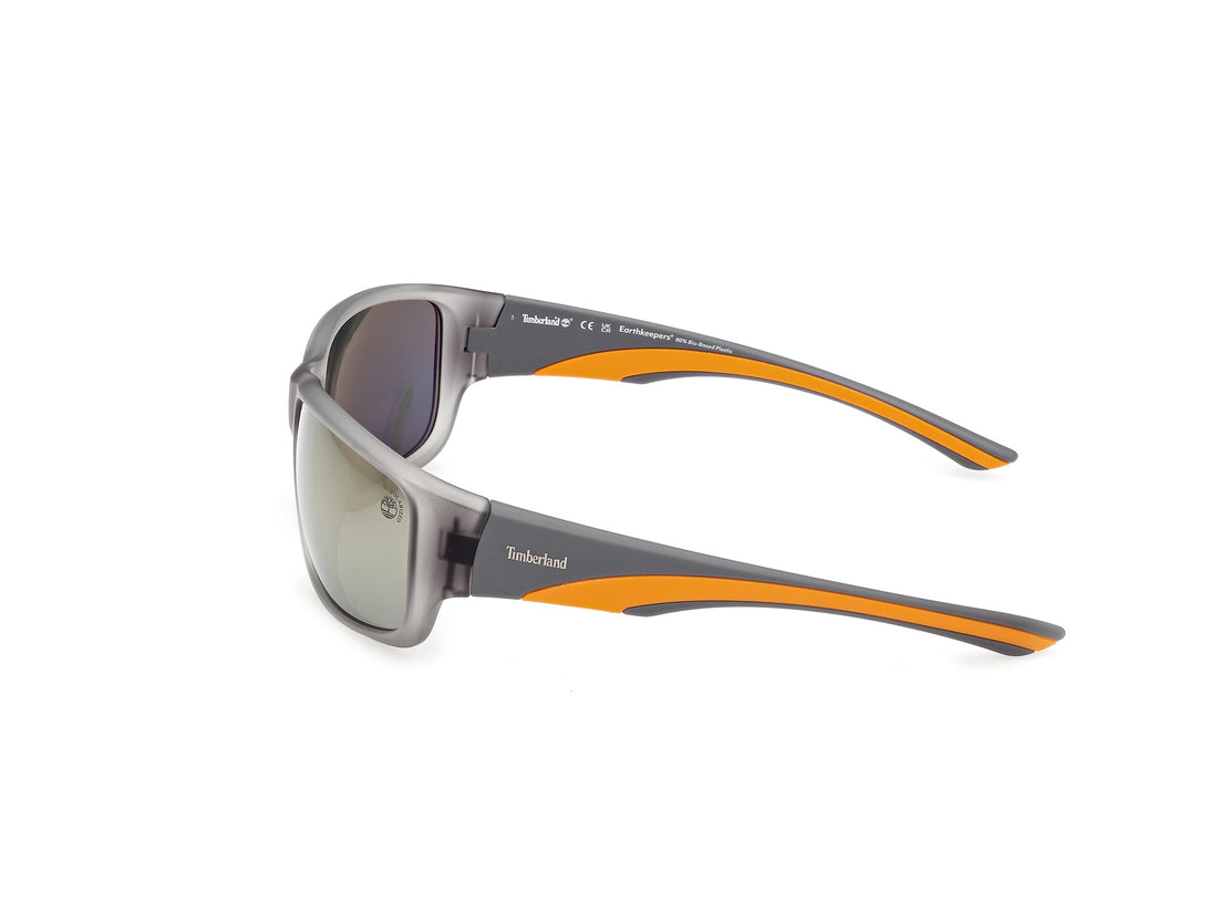 Gafas de sol timberland tb00084 20h gris rectangular masculino talla 64mm - Vista de detalle