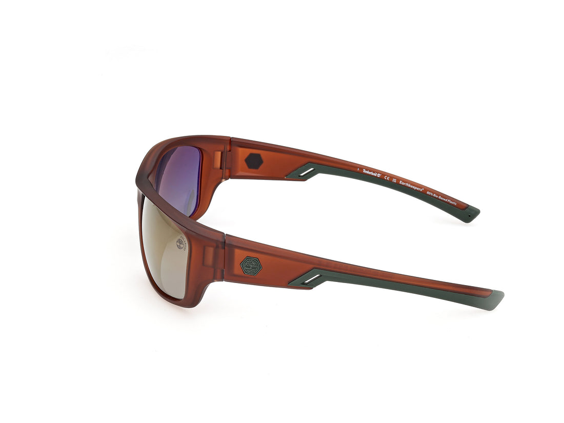Sonnenbrillen timberland tb00093 49h marron rectangular masculino größe 61mm - Detailansicht