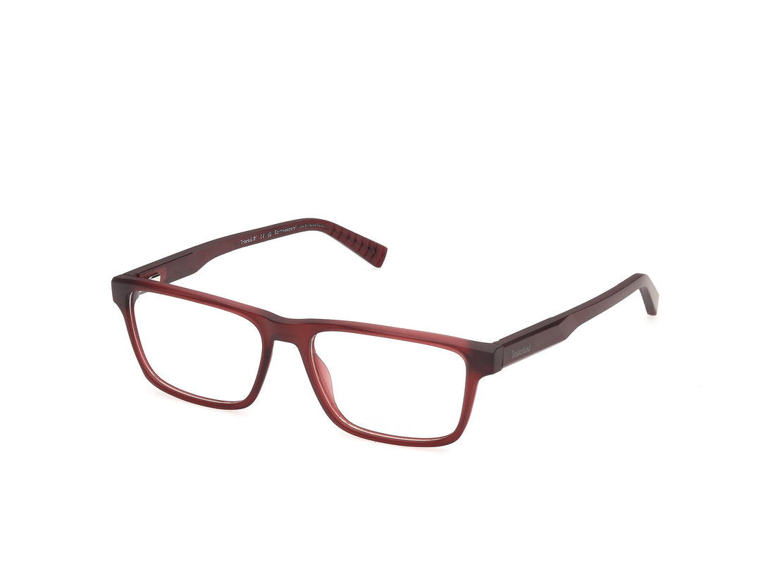 Brillen timberland tb50056 067 rojo rectangular masculino größe 55mm - Hauptansicht