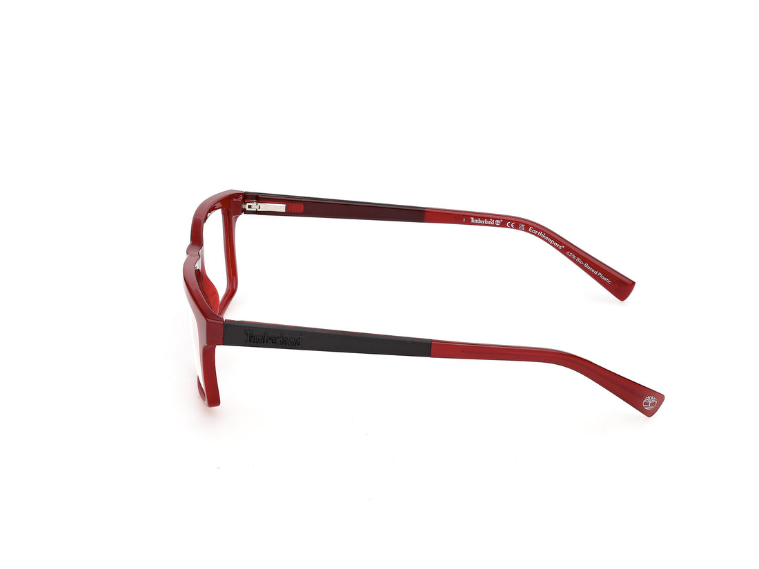 Brillen timberland tb50091 066 rojo rectangular masculino größe 54mm - Detailansicht