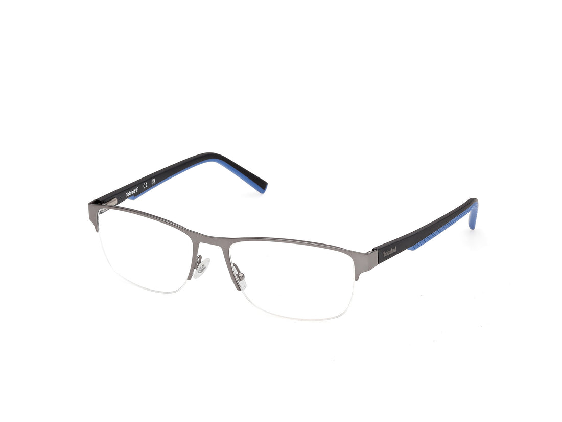Brillen timberland tb50109 009 plateado rectangular masculino größe 57mm - Hauptansicht